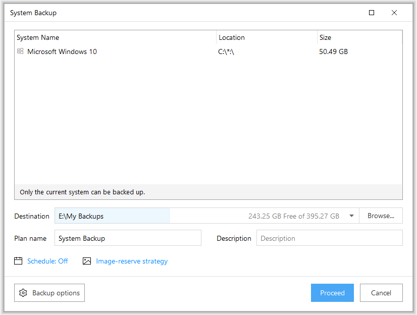 Backup sistema operativo con EaseUS Todo Backup