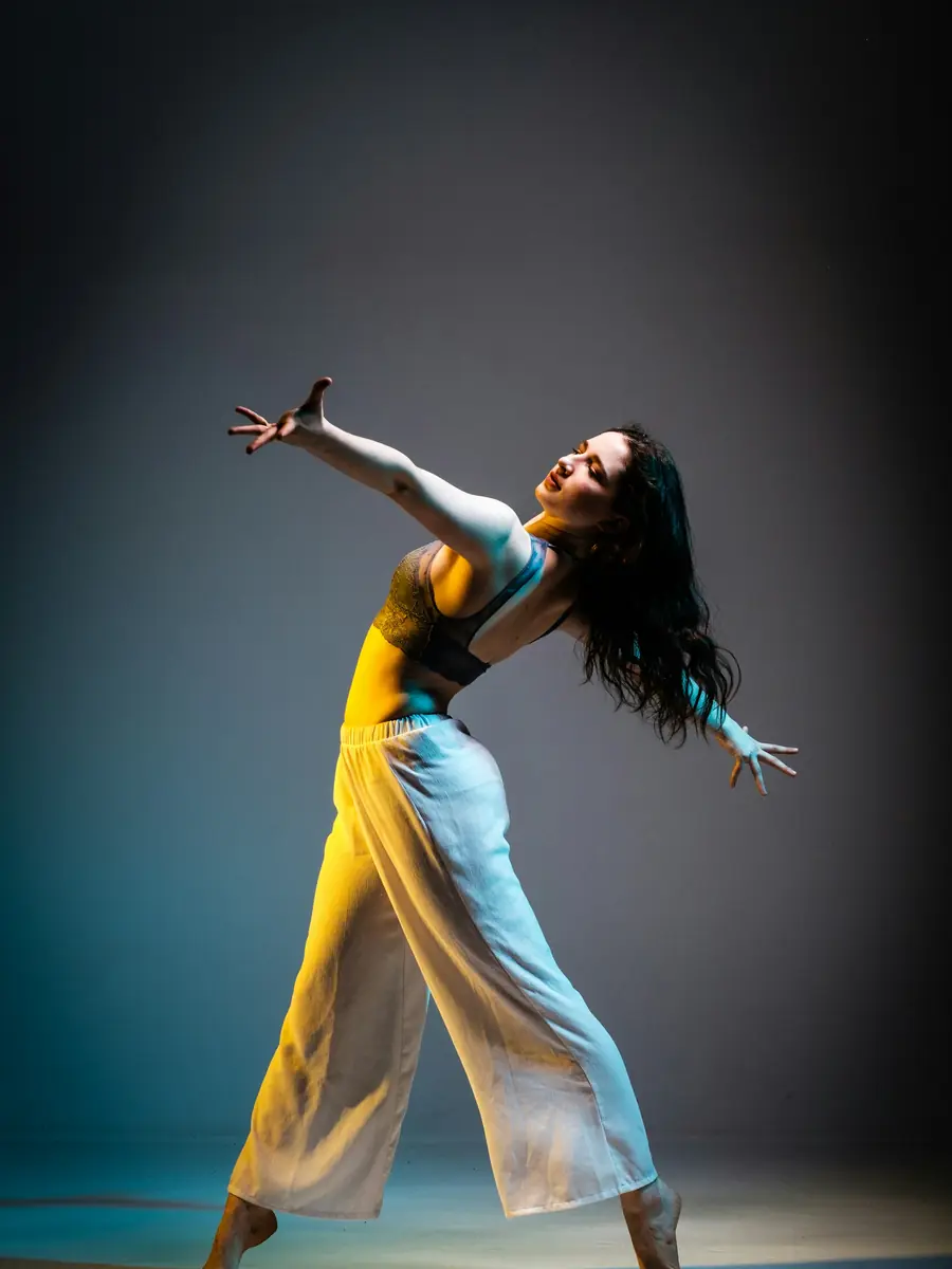 Anna Ferraris mentre danza